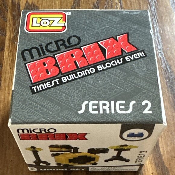Loz Micro Brix Drum Set Series 2 Tinest Building Blocks Ever  9+ - Picture 2 of 4